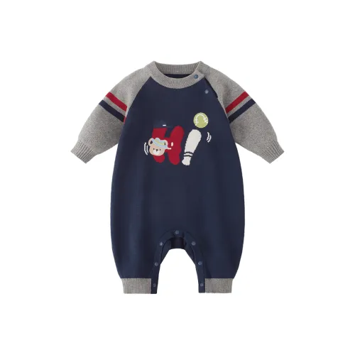 JELLYBABY Королевский синий Малыш Комбинезоны Ползунки