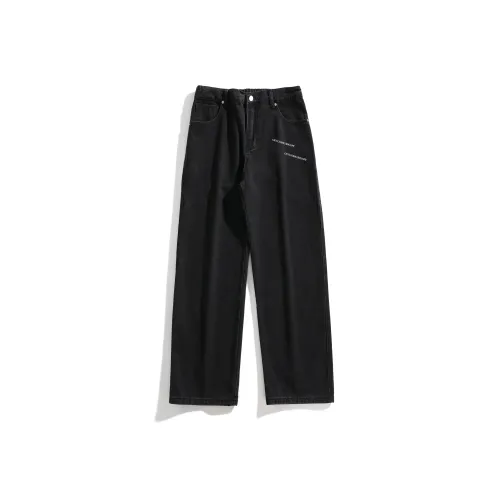 SNOOPY Черный Унисекс Джинсы