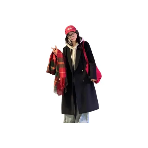 GIUHF Черное Женское Пальто