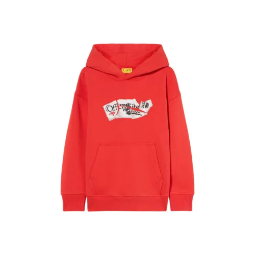 OFF Белый Свитшот Arrow Collage Логотип Толстовка Детский