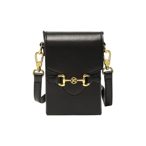 OUBOTE Сумка через плечо из коровьей кожи стандартная женская черная