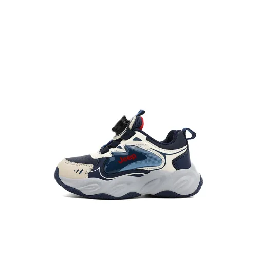 Jeep Endless Run Collection Низкие кроссовки для бега бежево-синие красные детские