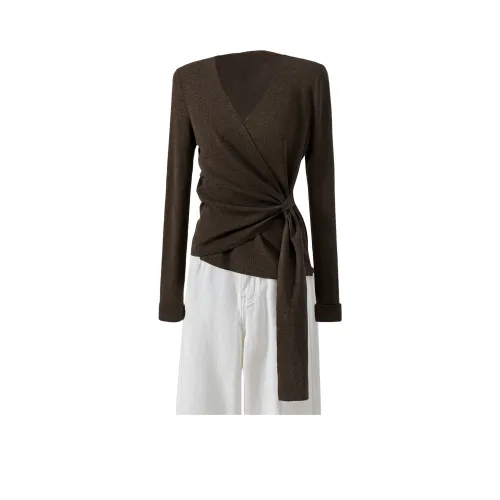 TOUCH Трикотаж Женский Темный Кофейный