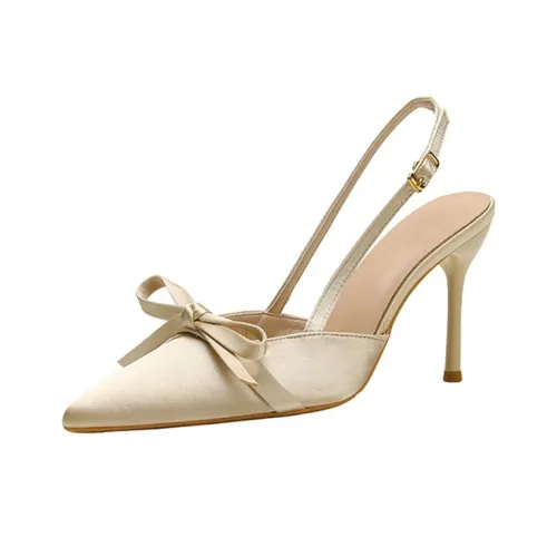 BIGTREE Высокие каблуки Шампанское Женские