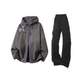 Mist Серый+Черный Брюки