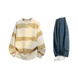 Комплект одежды (Абрикос + Синий)