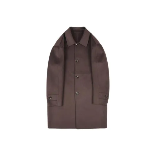 Raidy Boer Темный Кофейный Мужское Пальто