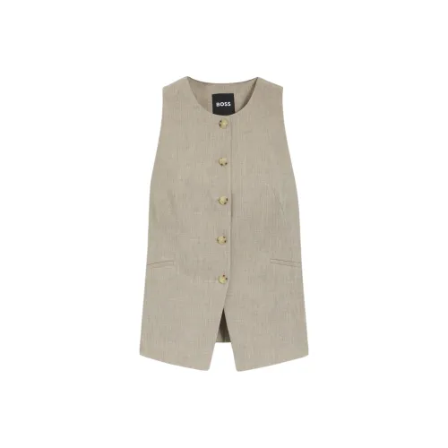 Hugo Boss Светлый Бежевый Женские Жилеты