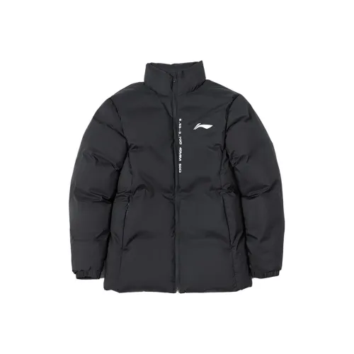 LINING Хлопковый пуховик Мужской Черный