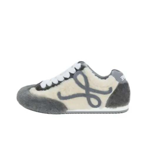 LOEWE Совместное издание Ballet Runner 2,0 Low Топ Повседневная обувь Женская Серый