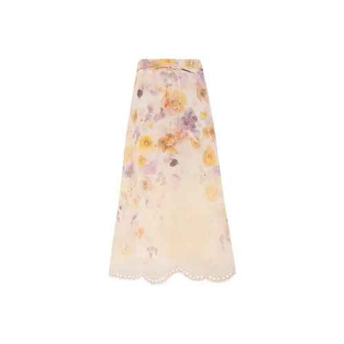 Zimmermann FW25 Повседневный Длинный Юбка Женские