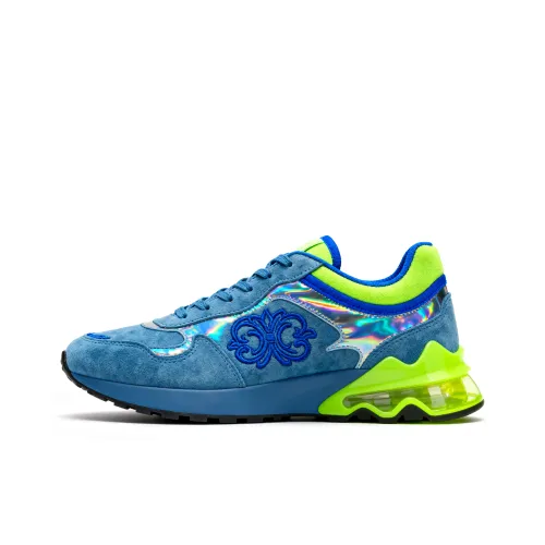 Paddington Bear Классический Модный Низкие Кроссовки для скейтбординга Женские Синие Зеленые