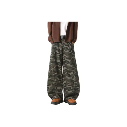 JIARONG Камуфляж Унисекс Повседневные Штаны