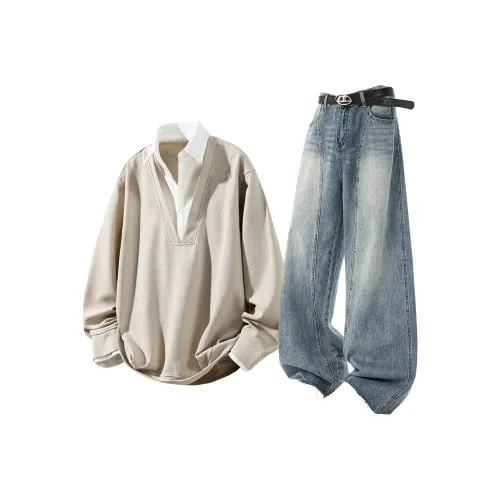 ZIRUNGE Унисекс Свитшот Комплекты