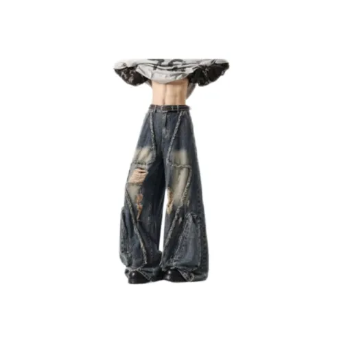 NRXX Blue Men's Jeans NRXX Синий Мужской Джинсы