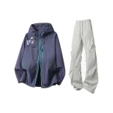 Мистическое царство Фиолетовый + Светло-серые штаны