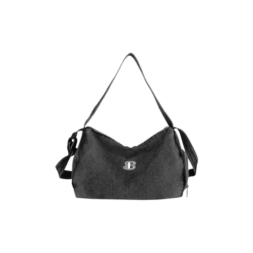 BEN SHERMAN Деним Сумка через плечо Стандартная Унисекс Черный Синий