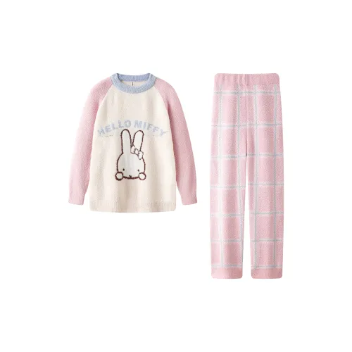 Gongdie Розовый Женский Пижамный Комплект