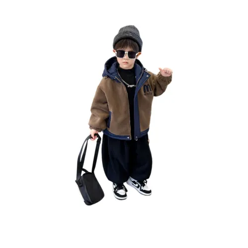 Aisina Хлопковый пуховик для детей 3-7 лет