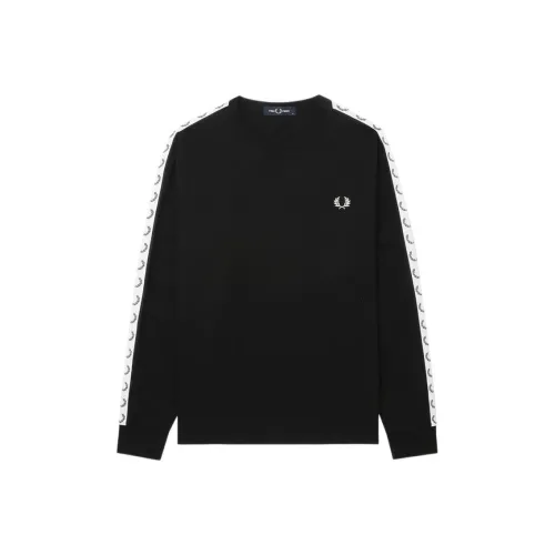 FRED PERRY Черная BKX Мужская T-Рубашка