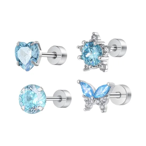 JianKai Титановые Стальные Серьги-гвоздики Унисекс