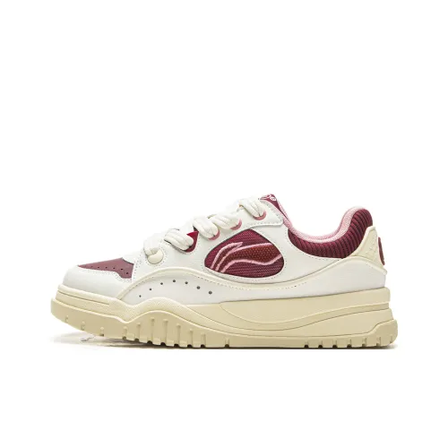 Подкладка Boo Abrasion Resistant Покрытие Противоскользящие Легкие Низкие Кроссовки для скейтбординга Женские Сливочного цвета