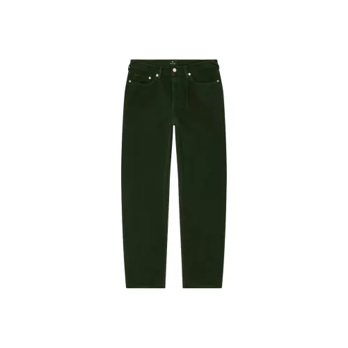 Paul Smith Темно-зеленые мужские джинсы