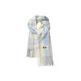 Морской синий в клетку