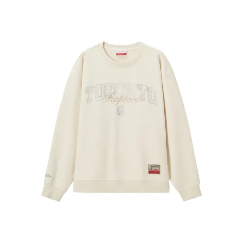MITCHELL NESS x NBA Toronto Raptors SS25 Свитшот Унисекс Экрю
