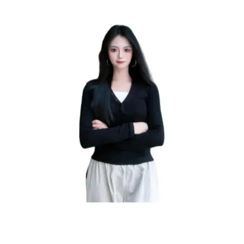 HKPXR Черные Женские T-рубашки