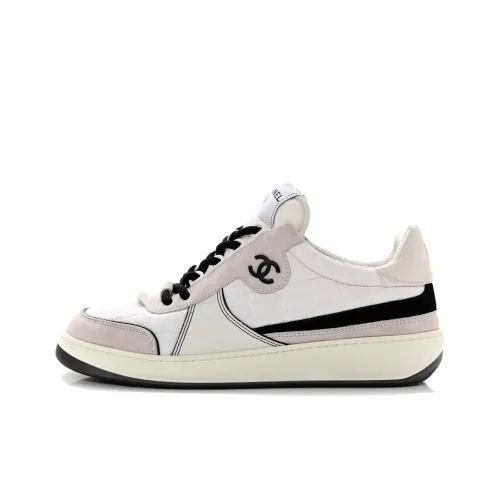 CHANEL Низкий Топ Стильный Скейтбординг Мужской Белый