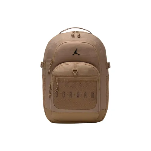 Jordan Polyester Backpack Unisex Brown