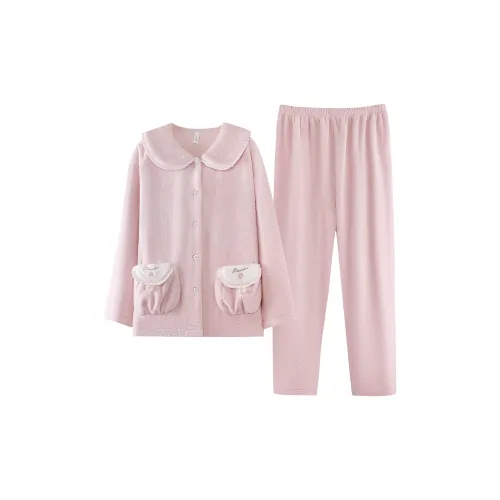 Qin Jing Пижамный комплект женский розовый