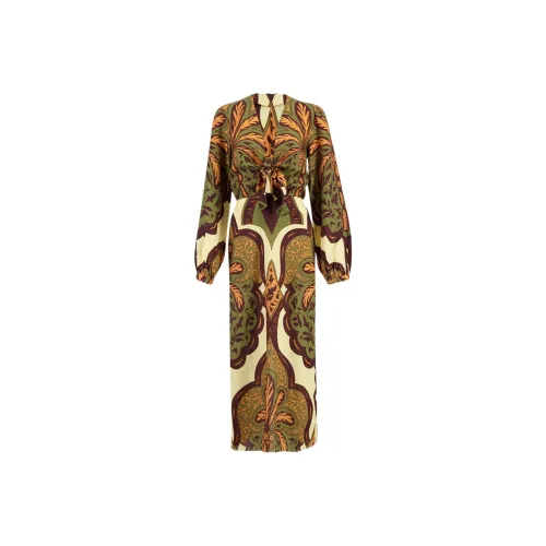 Johanna Ortiz Длинное платье с длинными рукавами женское