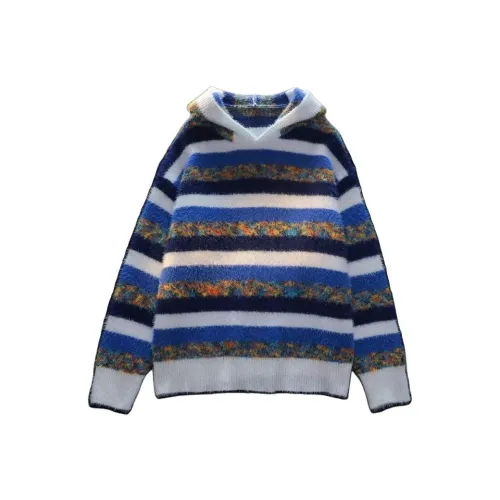 ZMHT Синий с Белым Lettering Унисекс Трикотаж