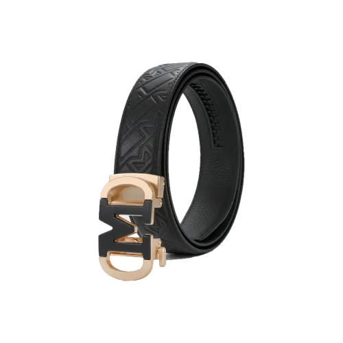 MH Ремни из натуральной коровьей кожи мужские 3,5 см