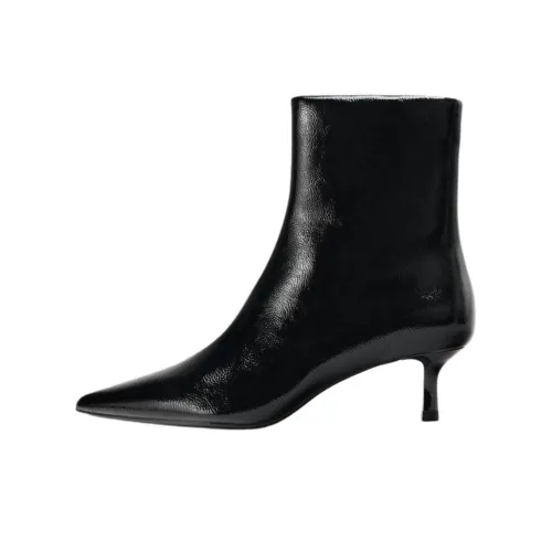 ZARA Ботильоны 4CM Женские Черный