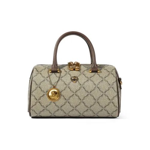 Ed Hardy Classic Series ПВХ Сумка Женская Глянцевая Умбра Хаки