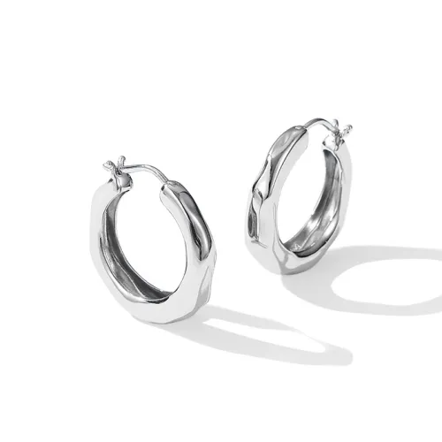 Arsis 925 стерлинговое серебро булавка золотое покрытие простое кольцо серьги-гвоздики серьги-кольца большой круг