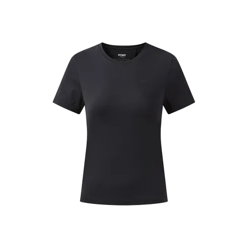 Pony Черные Женские T-рубашки