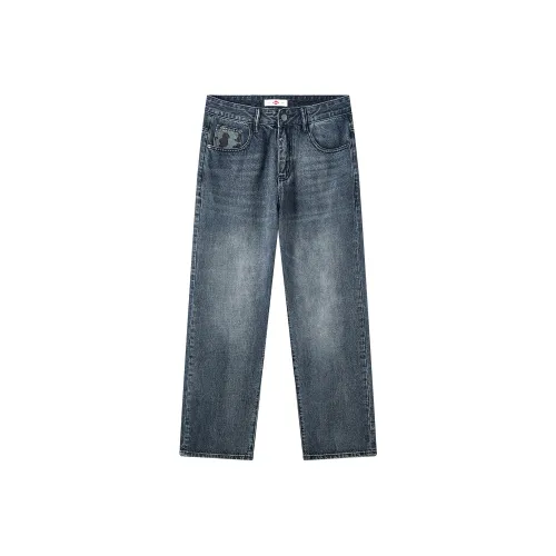 Lee Cooper Осенние и Зимние Джинсы Унисекс