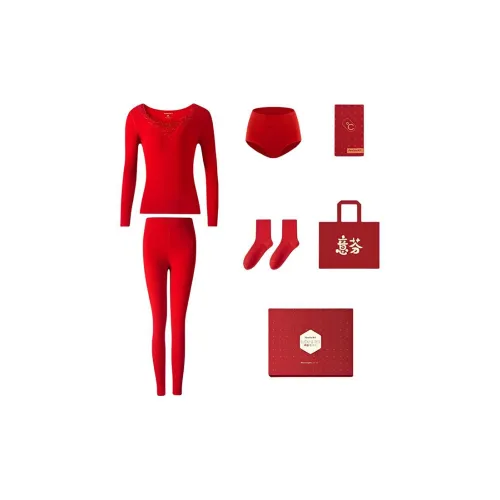 Yi Fen Термическое нижнее белье топы трусы комплекты одежды женские