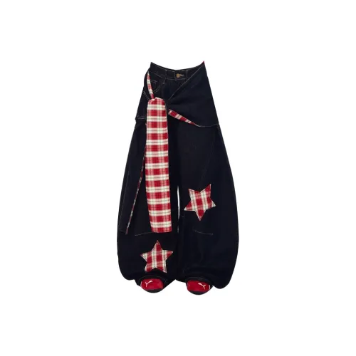 UYH Черные Женские Джинсы