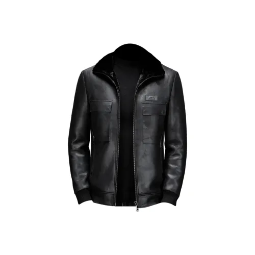 MH Мужские кожаные куртки