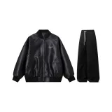 Комплект (черный топ+черные брюки)