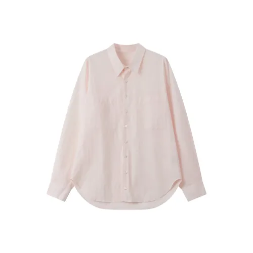 DE Mincollection Светло-розовые Женские Рубашки