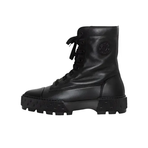 HERMES Свежие ботильоны 4CM женские черные