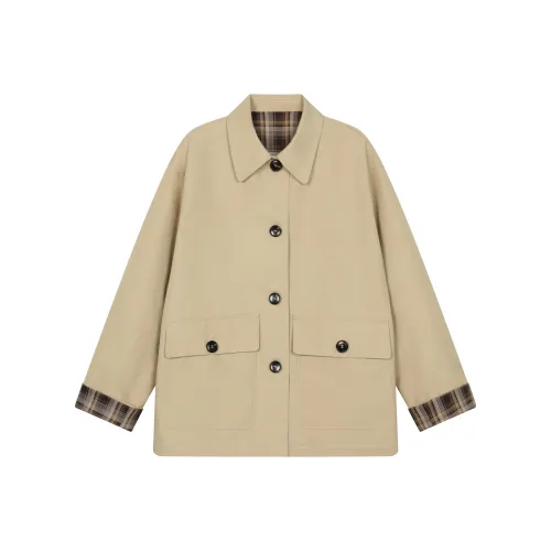 KSXN Хаки Женская тренч-куртка