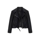 Черный с флисовой подкладкой