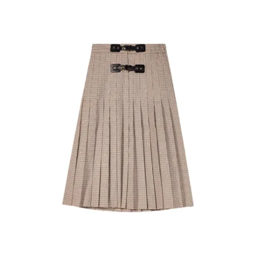 Maje Коричневый Женские Повседневные Длинные Юбки